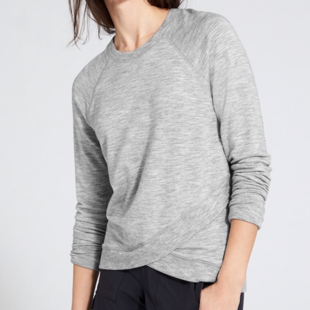 Athleta Criss Cross Sweatshirt